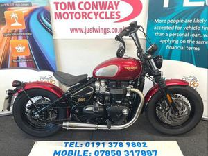 TRIUMPH BOBBER 1200 GOLD LINE, 2022(22), 1 OWNER, 9,887 MILES, STUNNING, £9495