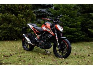 MOTOCYKL KTM DUKE 125 KAT. A1 / B NAKED 2017R 25K PRZEBIEG MOTO ABS MILICZ