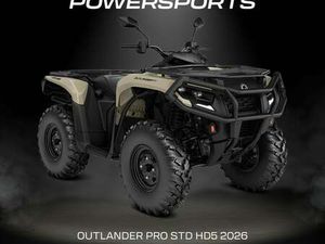 OUTLANDER PRO STD HD5 2026 - CAN-AM MAIN DEALER - RESERVE NOW!