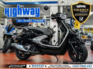 NEW SYM FUGUE 125 CC EURO 5 SPORT RETRO SCOOTER