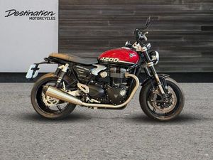 2025 TRIUMPH BONNEVILLE SPEED TWIN 1200 PREMIUM SINGLE COLOUR PETROL BLACK 6 SPE