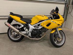 SUZUKI SV650S IN GELB - MIT BOS-KOMPLETTAUSPUFFANLAGE SV650 BOS