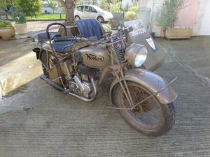 NORTON BIG 4 DE 1941 À VENDRE - MOTO ANCIENNE DE COLLECTION