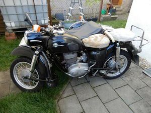 MZ ES 250/1 MIT BEIWAGEN SUPERELASTIK GESPANN SEITENWAGEN