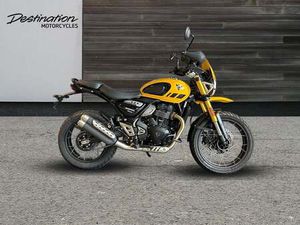 2025 TRIUMPH SCRAMBLER STANDARD COLOUR YELLOW MANUAL