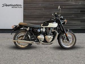 2025 TRIUMPH BONNEVILLE T120 PREMIUM TWIN COLOUR PETROL BLACK 6 SPEED