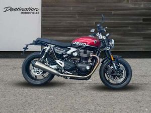 2025 TRIUMPH BONNEVILLE SPEED TWIN 1200 STANDARD COLOUR PETROL BLACK 6 SPEED