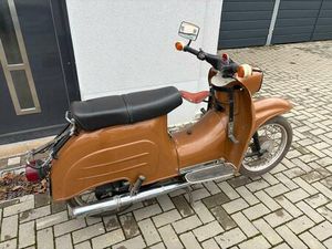 SIMSON SCHWALBE MIT 4 GANG MOTOR UND KINDERSITZ