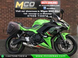 KAWASAKI NINJA 650 TOURER 23REG 9960M FSH PANNIERS SCREEN TAIL TIDY CRASH SLI...