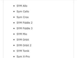 OPVOEREN AFVOEREN SYM MIO ALLO CELLO XPRO EURO4 INJECTIE — SCOOTERS | SYM — MARKTPLAATS