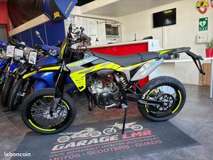 ⭐ SHERCO 50 SM SILVER RS 2025 — NEUVE, GARANTIE 2 ANS, BSR DÈS 14 ANS — FINANCEMENT POSSIBLE