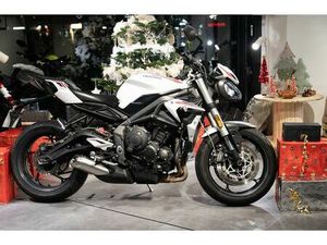TRIUMPH STREET TRIPLE 660 S A2 2020 660 CM3 | MOTO ROADSTER | 36 999 KM | BLANC | 75017 PARIS 17