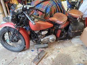 INDIAN SCOUT 741B DE 1940 À VENDRE - MOTO ANCIENNE DE COLLECTION