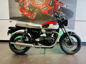 2022 TRIUMPH BONNEVILLE T100 CARNIVAL REDFUSION WHITE