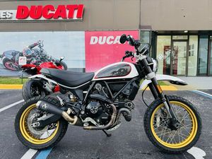 2018 DUCATI SCRAMBLER DESERT SLED WHITE MIRAGE