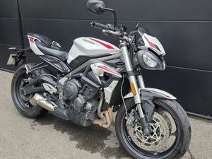TRIUMPH STREET TRIPLE 660 S A2 2020 660 CM3 | MOTO ROADSTER | 29 791 KM | BLANC | 95610 ERAGNY