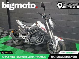 BENELLI TORNADO NAKED T 125 FINANCE SPECIALISTS APPLY NOW LOW RATE FINANCE DELIVERY AVAILABLE 125 CC