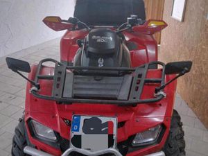 QUAD CAN AM OUTLANDER BOMBARDIER 500 MIT SCHNEESCHILD
