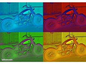 BOBBER 1340 HARLEY DAVIDSON IMPORT USA / THOMPSON CHOPPER HARDCORE FRAME