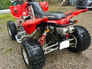 QUAD POLARIS OUTLAW 525 IRS – ÉCHAPPEMENT DOUBLE POLARIS PURE – ÉTAT IMPECCABLE