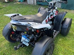 VERKAUFEN EIN TGB GUNNER 550 LOF QUAD MIT 28PS IN WEIß-SCHWARZ