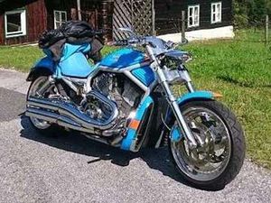 HARLEY-DAVIDSON V-ROD BLAU