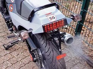 GPZ 900 MIT 750 MOTOR KAWASAKI NEU AUFGEBAUT AN BASTLER OHNE TÜV