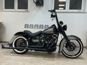 HARLEY DAVIDSON SOFTAIL CHICANO APE LENKER BIG SPOKE LED TÜV NEU