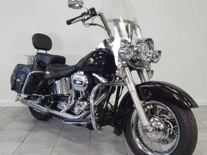 HARLEY DAVIDSON FLSTC HERITAGE SOFTAIL CLASSIC 1584, BLACK CHERRY, FISHTAIL, VGC