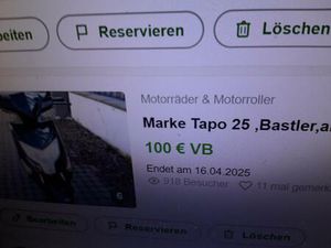 MARKE TAPO 25 , ERSATZTEIL .Z.AUSSCHLACHTEN