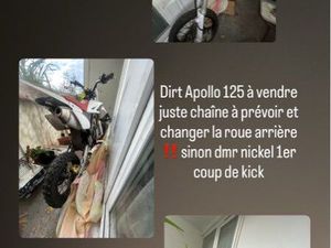 DIRT 125 APOLLO À VENDRE
