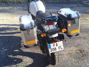 ROYAL ENFIELD 411 AVEC VALISES