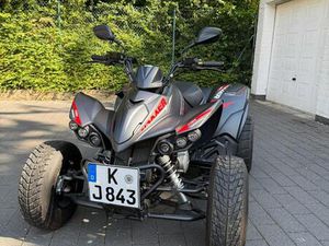 KYMCO MAXXER 300 S T LOF – MATT GREY METALLIC (ROTES DEKOR)
