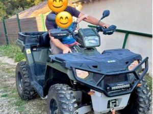 QUAD AGRICOLE HOMOLOGUÉ ROUTE (POLARIS SPORTMAN)