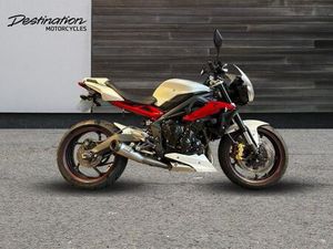 2015 TRIUMPH STREET TRIPLE R ABS WHITE MANUAL