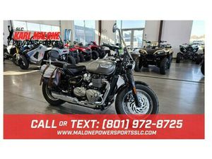 2022 TRIUMPH BONNEVILLE SPEEDMASTER GOLD LINE SILVER ICE/SAPPHIRE BLACK