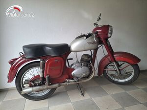 JAWA 125, TYP 355, R. V. 1954. ZACHOVALÝ, PŮVODNÍ STAV.