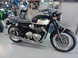 TRIUMPH BONNEVILLE T120 1200 2024 1200 CM3 | MOTO ROADSTER | 3 269 KM | BLANC | 60200 COMPIEGNE