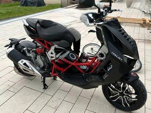 ITALJET DRAGSTER 200 CC SCHWARZ/ROT