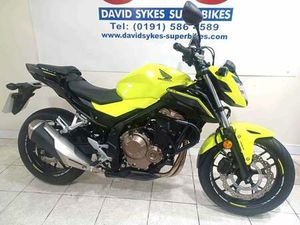 HONDA CB500 FA-H 18-REG ONLY 3776 MILES £3599.OTR