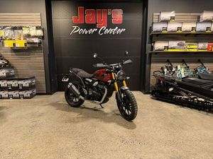 2025 TRIUMPH SCRAMBLER 400 X PHANTOM BLACK / SILVER ICE