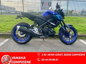 YAMAHA MT-125 ABS 2024 125 CM3 | MOTO ROADSTER | 1 222 KM | BLEU | 60200 COMPIEGNE