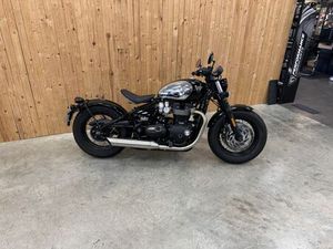 TRIUMPH BOBBER CHROME EDITION 2025 1200 CM3 | MOTO CUSTOM | 600 KM | NOIR | 26000 VALENCE