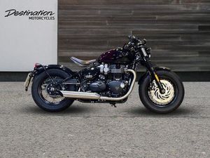 2024 TRIUMPH BONNEVILLE BOBBER PETROL PURPLE 6 SPEED