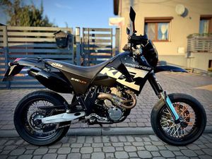 KTM LC4 640 SUPERMOTO 2004 PRESTIGE SUPER STAN PRZEBIEG TYLKO27TYS NAKLO NAD NOTECIĄ