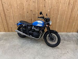 TRIUMPH BONNEVILLE T100 2015 865 CM3 | MOTO ROUTIÈRE | 11 900 KM | BLEU | 26000 VALENCE