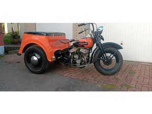 HARLEY DAVIDSON SERVI CAR 1948, WL 750 FLATHEAD