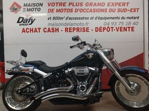HARLEY-DAVIDSON FAT BOY 114 2018 1870 CM3 | MOTO CUSTOM | 5 010 KM | BLEU | 06250 MOUGINS