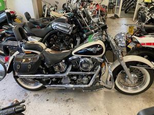 HARLEY-DAVIDSON FLSTC HERITAGE NOSTALGIA COW GLIDE 1340 EVO (CLASSIC MOTORCYCLE