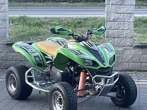 QUAD KAWASAKI KFX 700 60KM ZAREJESTROWANY NA 2 OSOBY DOINWESTOWANY GOLUB-DOBRZYŃ